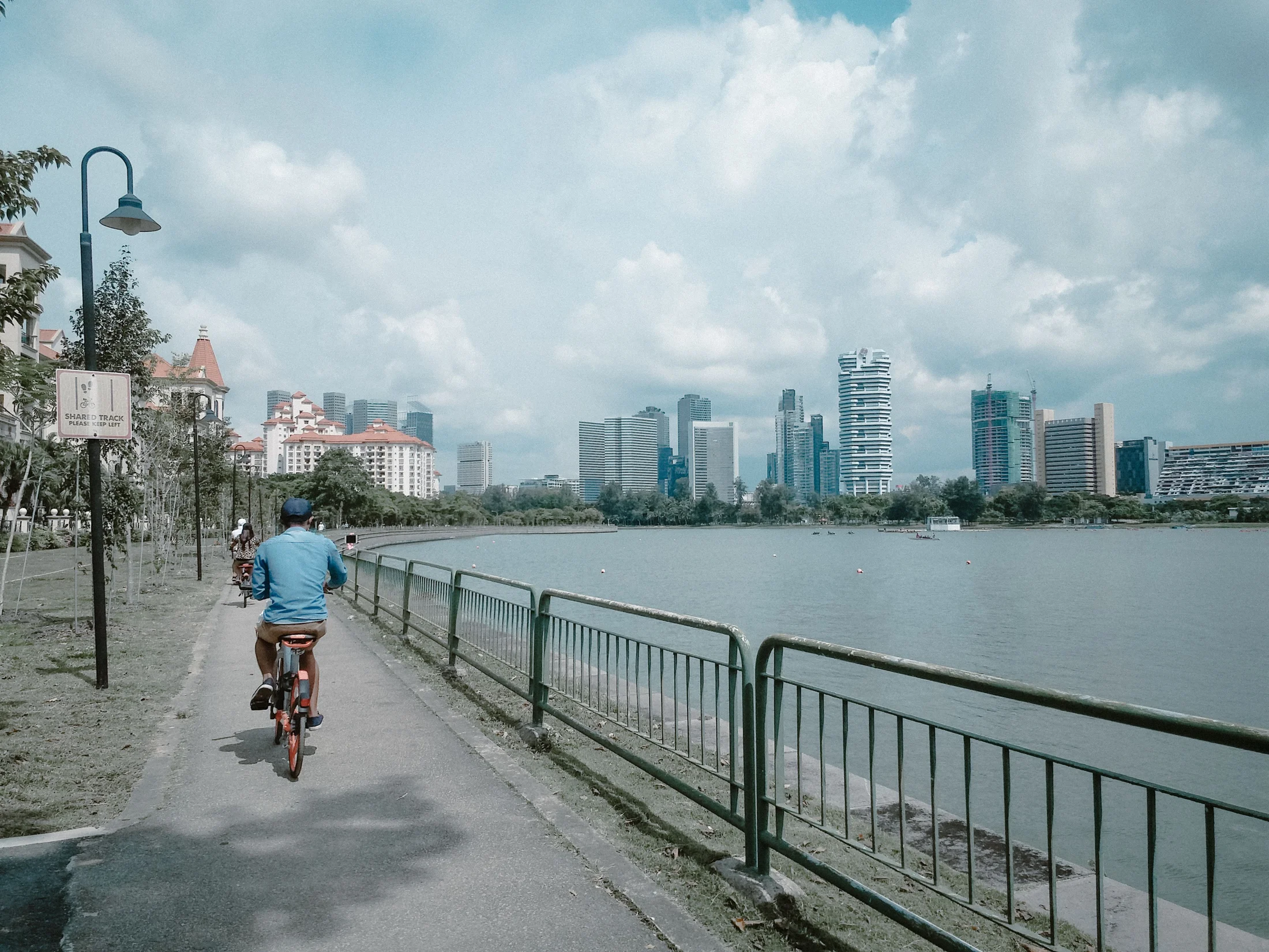 Cycling along Singapore’s waterfront